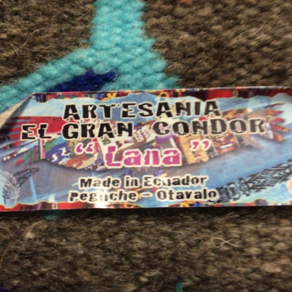 Vintage Artesian hand woven tapestry wool geese/duck hanging made in Ecuador - Picture 2 of 10